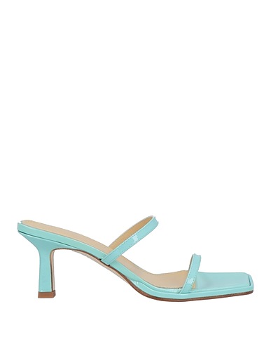 AEYDE Sandals Light green Calfskin