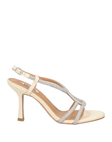BIBI LOU Sandali Off white Fibre tessili