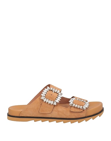 BIBI LOU Sandalen Kamel Leder