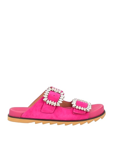 BIBI LOU Sandals Fuchsia Leather