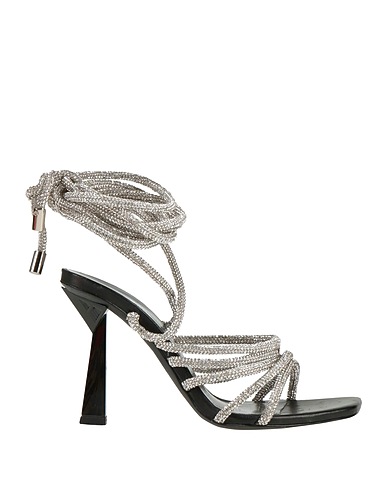 ANIYE BY Sandals Silver Textile fibers