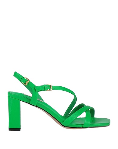BIBI LOU Sandals Green Leather