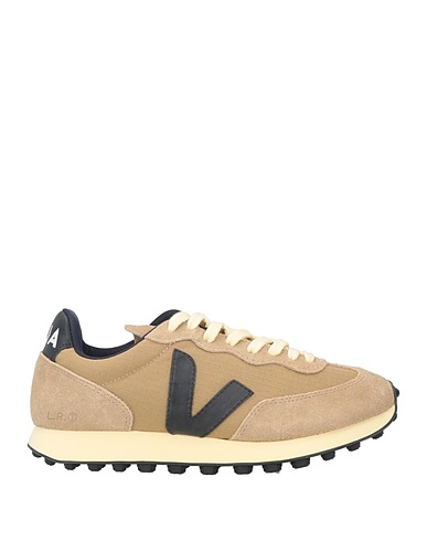 VEJA Sneakers Kaki Cuir, Fibres textiles