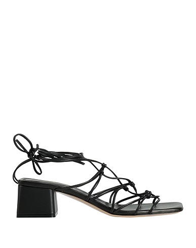 GIANVITO ROSSI Sandals Black Leather