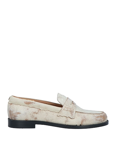 GOLDEN GOOSE Loafers White Leather