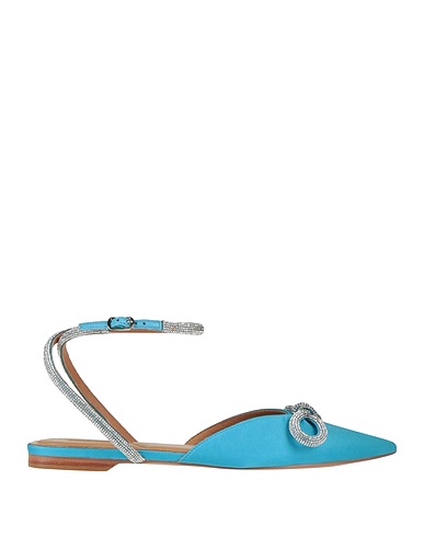 BIBI LOU Ballet flats Sky blue Textile fibers