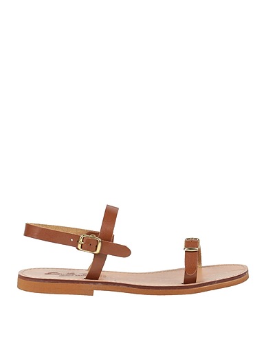 SUKY Sandals Brown Leather