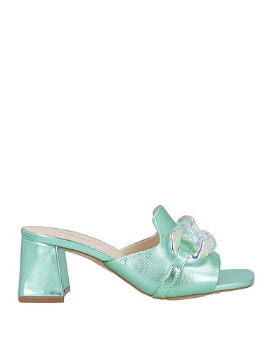 TOSCA BLU Sandals Light green Leather