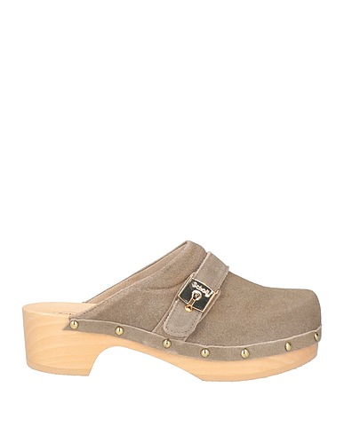 SCHOLL Mules and clogs Light grey Leather