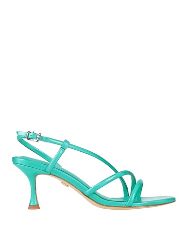 LOLA CRUZ Sandals Turquoise Leather