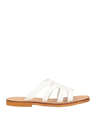 CHATULLE Sandali Bianco Fibre tessili