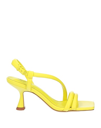 LOLA CRUZ Sandales Vert lime Cuir