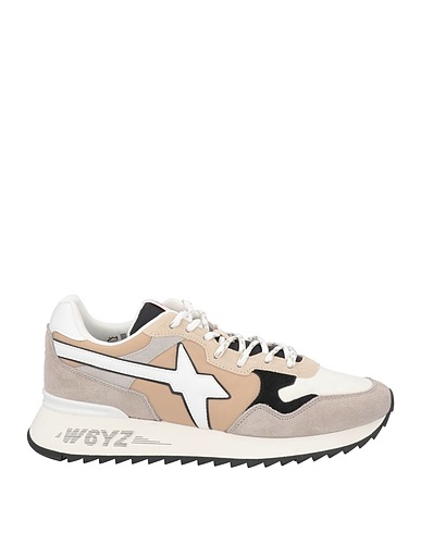 W6YZ Sneakers Grigio chiaro Pelle, Fibre tessili