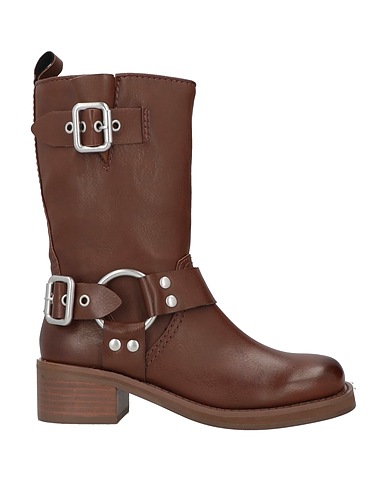 STEVE MADDEN Ankle boot Brown Textile fibers