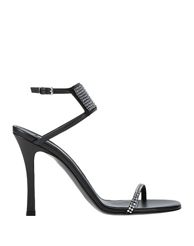 STELLA McCARTNEY Sandali Nero Fibre tessili
