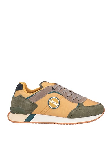 COLMAR Sneakers Giallo ocra Pelle, Fibre tessili
