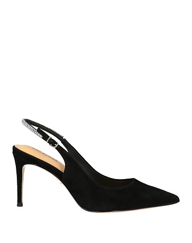 LOLA CRUZ Court Black Leather
