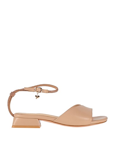 TUA BY BRACCIALINI Sandali Beige Fibre tessili
