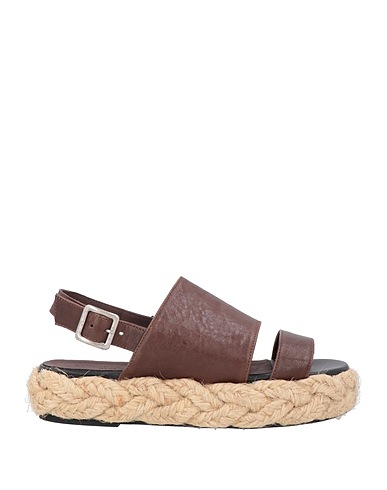 COLLECTION PRIVĒE? Espadrillas Testa di moro Pelle