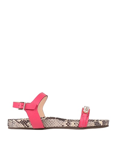 CÉCILE Sandals Fuchsia Leather