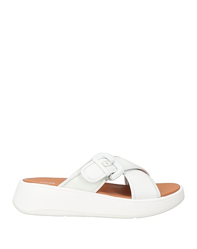 FITFLOP Sandals Off white Textile fibers, Leather