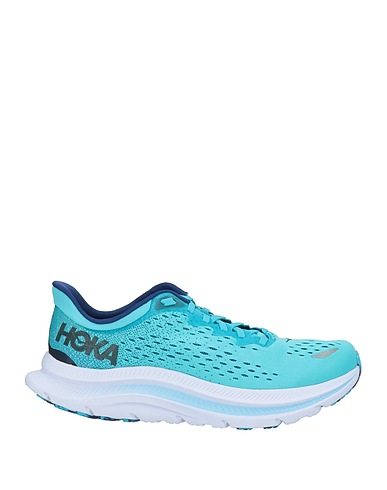 HOKA スニーカー ターコイズブルー 紡績繊維