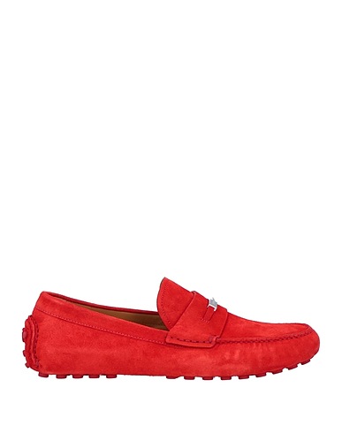 FERRAGAMO Loafers Red Calfskin
