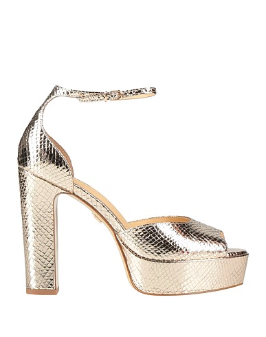 LOLA CRUZ Sandali Platino Pelle