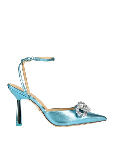 LOLA CRUZ Décolleté Azzurro Pelle
