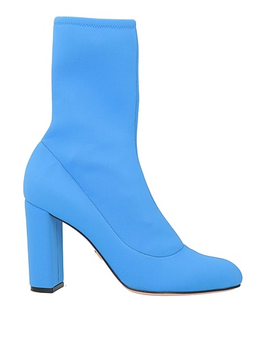 OSCAR TIYE Ankle boot Azure Textile fibres