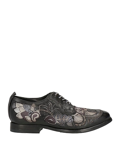 SARTORI GOLD Laced shoes Black Leather