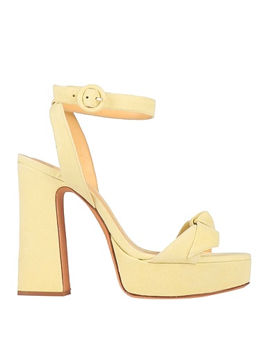 ALEXANDRE BIRMAN Sandals Pastel yellow Leather