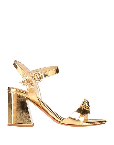 ALEXANDRE BIRMAN Sandals Gold Leather