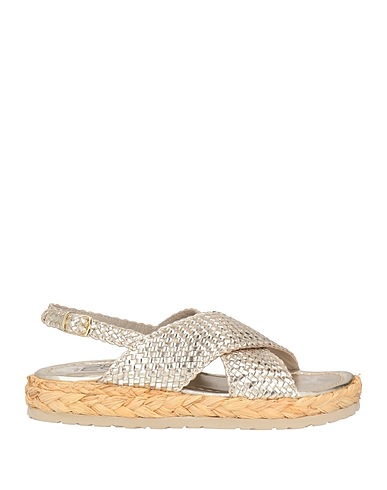 STUDIO MODE Espadrilles Platinum Leather
