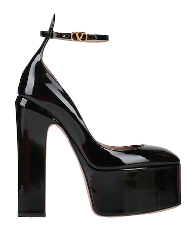 VALENTINO GARAVANI Court Black Leather