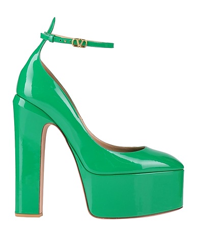 VALENTINO GARAVANI Court Green Leather