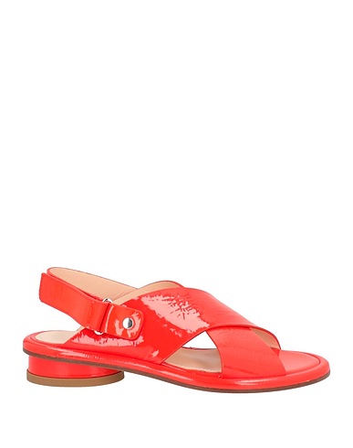 AGL Sandals Red Leather
