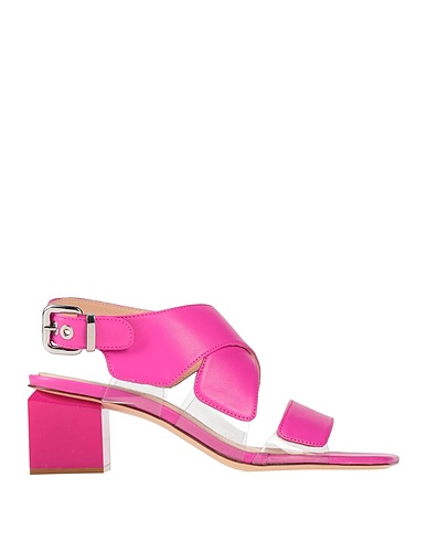 AGL Sandals Fuchsia Leather, Plastic