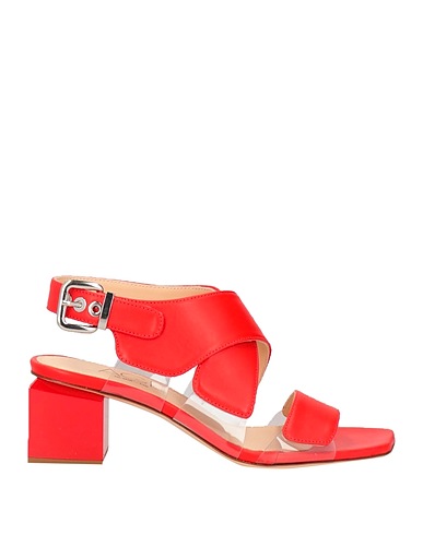 AGL Sandali Rosso Pelle, Plastica