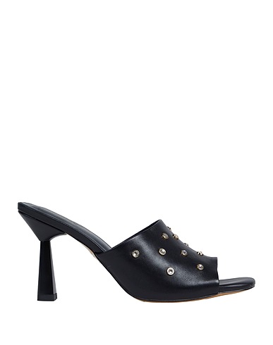 EMANUÉLLE VEE Sandals Black Leather