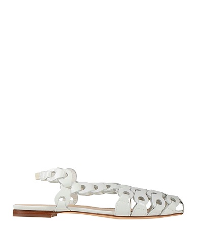 AGL Sandals White Leather