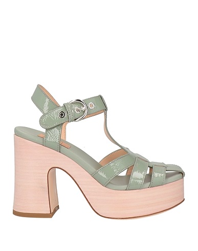 AGL Sandals Sage green Leather