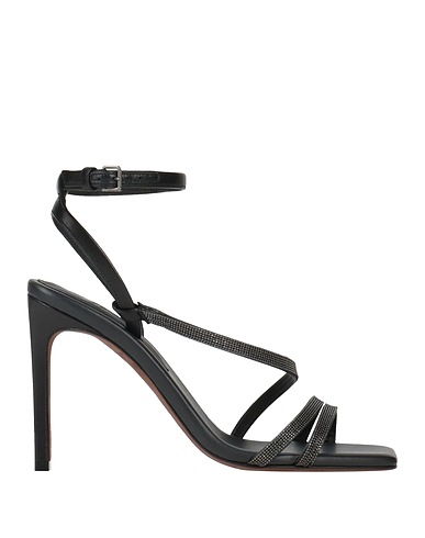 BRUNELLO CUCINELLI Sandals Black 100% Leather