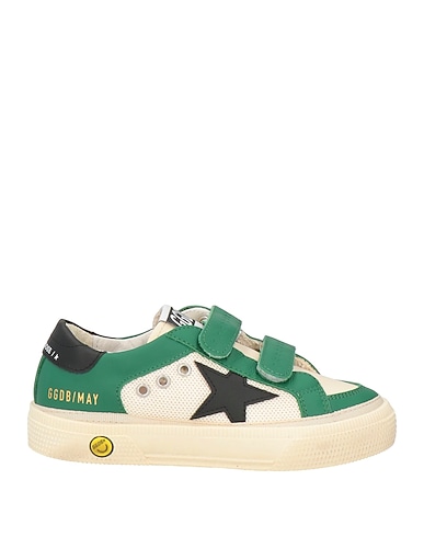 GOLDEN GOOSE Sneakers Verde Cuero, Fibras textiles
