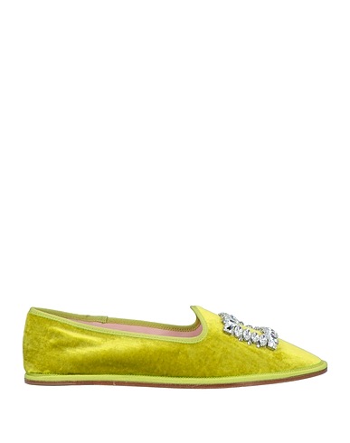 ROGER VIVIER Μοκασίνι Πράσινο λάιμ Ίνες υφασμάτων