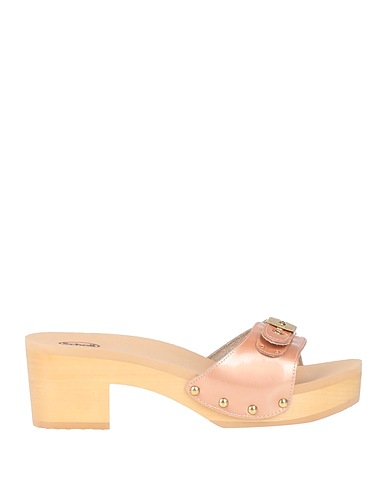 SCHOLL Mules and clogs Light pink Leather