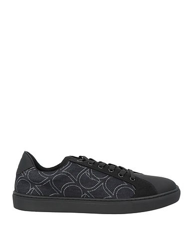 TRUSSARDI Sneakers Black Textile fibers, Rubber