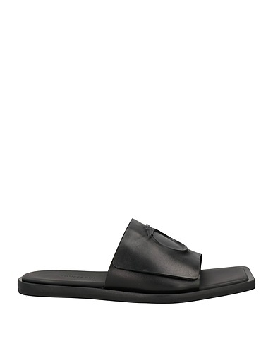 TRUSSARDI Sandals Black 100% Calfskin