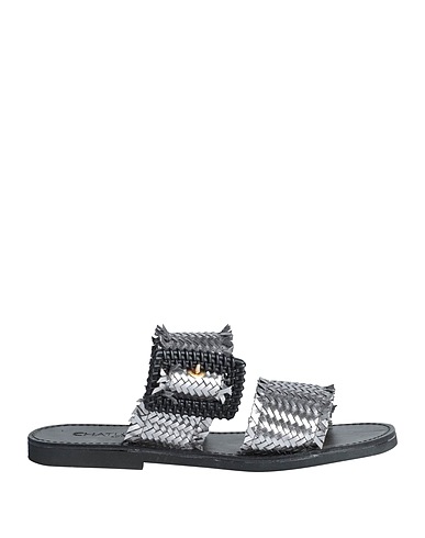 CHATULLE Sandals Silver Leather