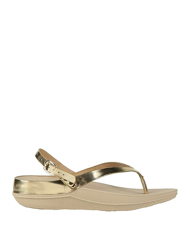 FITFLOP Flip flops Gold Leather